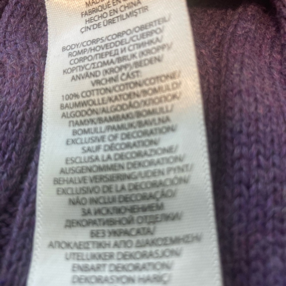Polo by Ralph Lauren Lavender Cable Knit Sweater - Picture 4 of 4